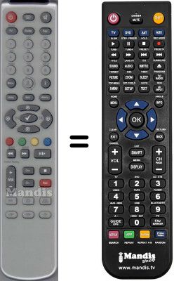 Replacement remote control HVS53432