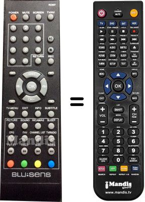 Replacement remote control WHV14323