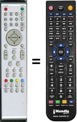 Replacement remote control Opera SEC15991