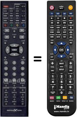 Replacement remote control WHV14277