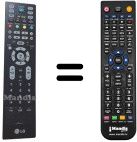 Replacement remote control LG WHV14664