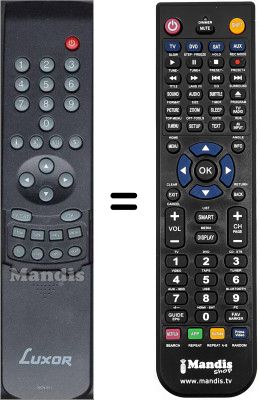 Replacement remote control Luxor SEC3584