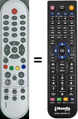 Replacement remote control Opera SEC14262
