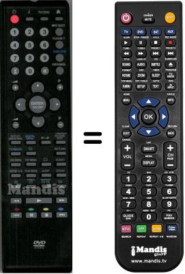 Replacement remote control Orion WHV14774