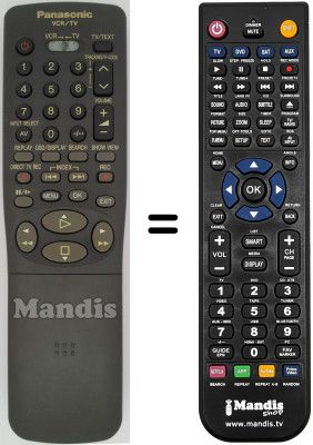 Replacement remote control Panasonic SEC2771