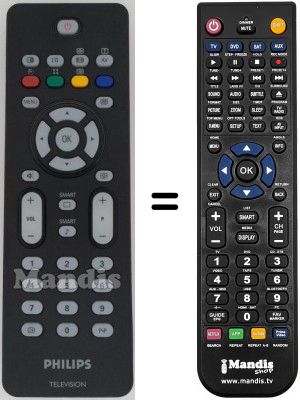 Replacement remote control Philips SEC0787