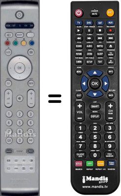 Replacement remote control Philips WHV3428