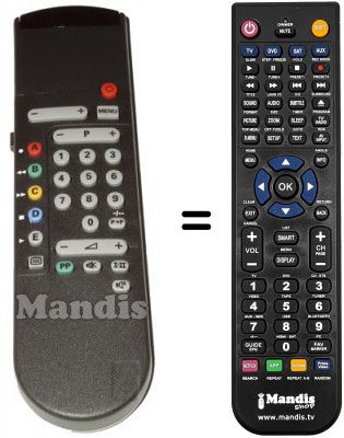 Replacement remote control Philips WHV7113