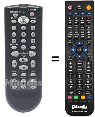 Replacement remote control SEC2786