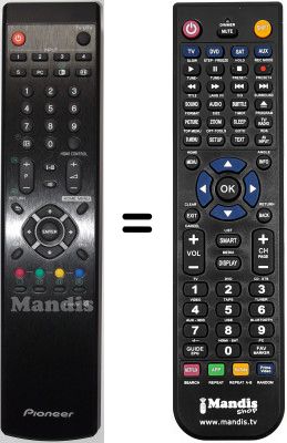 Replacement remote control Pioneer WHV15635