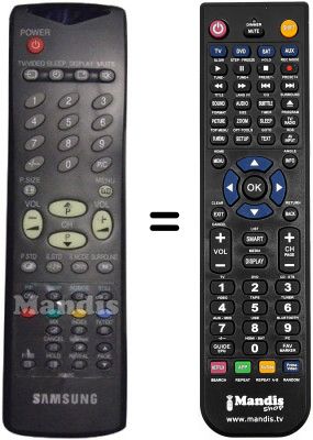 Replacement remote control SEC14548