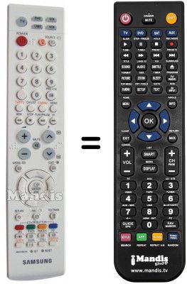 Replacement remote control Samsung SEC15154
