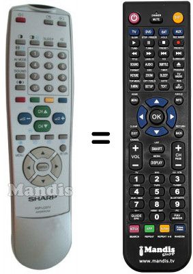 Replacement remote control SEC15037