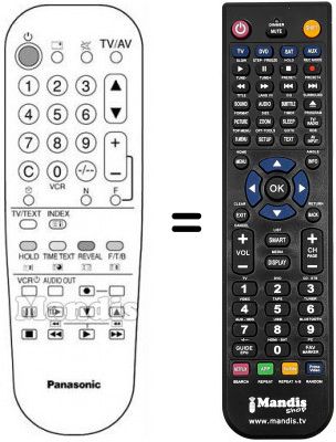 Replacement remote control SEC2478