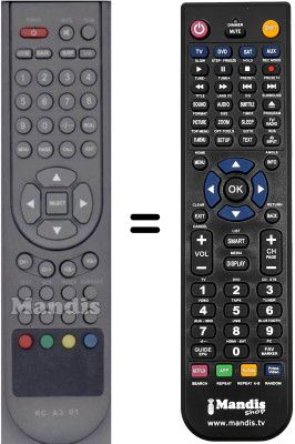 Replacement remote control WHV15052