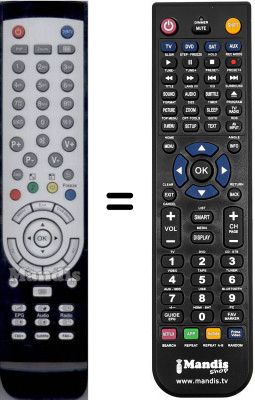 Replacement remote control SEC15413