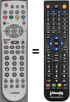 Replacement remote control Yamaha WHV3422